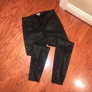 Joie vegan leather jeans